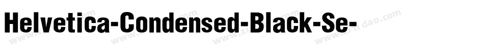 Helvetica-Condensed-Black-Se字体转换