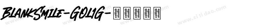 BlankSmile-GOl1G字体转换