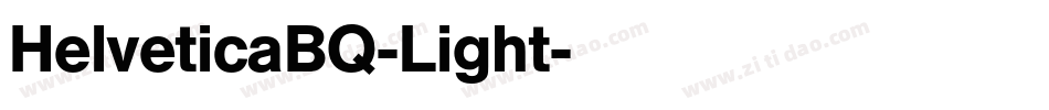 HelveticaBQ-Light字体转换