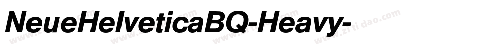 NeueHelveticaBQ-Heavy字体转换