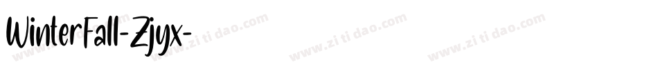 WinterFall-Zjyx字体转换