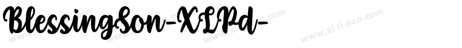 BlessingSon-XLPd字体转换
