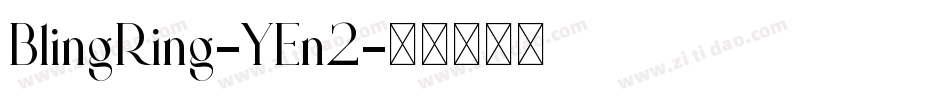 BlingRing-YEn2字体转换