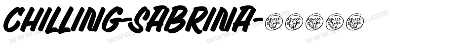 Chilling-Sabrina字体转换