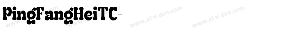 PingFangHeiTC字体转换