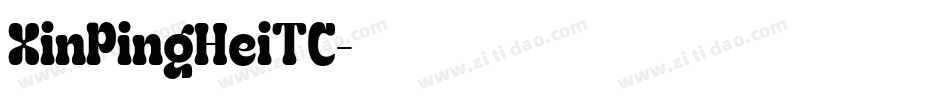 XinPingHeiTC字体转换