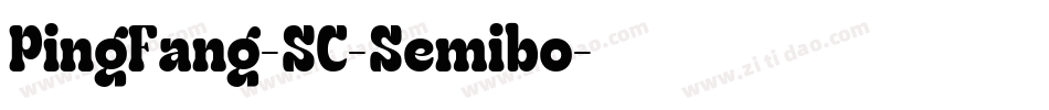 PingFang-SC-Semibo字体转换