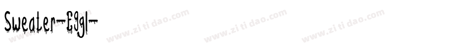 Sweater-E9gl字体转换