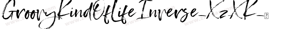 GroovyKindOfLifeInverse-XzXK字体转换