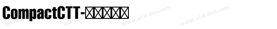 CompactCTT字体转换