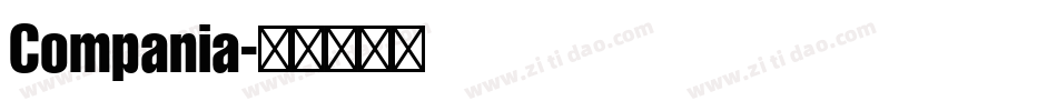 Compania字体转换