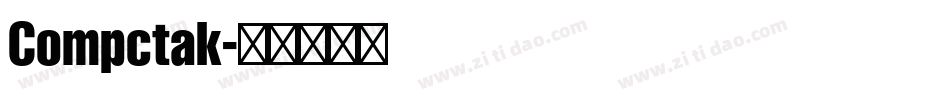Compctak字体转换