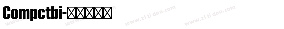 Compctbi字体转换
