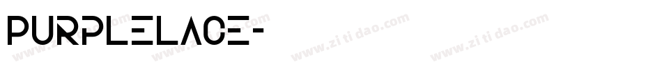 Purplelace字体转换