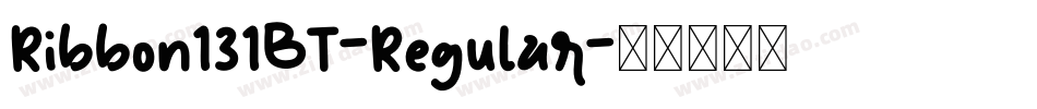 Ribbon131BT-Regular字体转换
