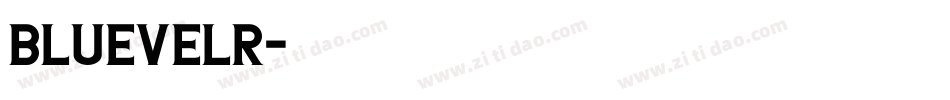 BLUEVELR字体转换