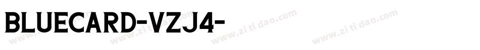 BlueCard-vZj4字体转换