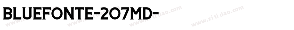BlueFonte-2O7Md字体转换