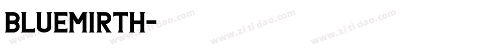 bluemirth字体转换