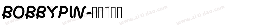 BOBBYPIN字体转换