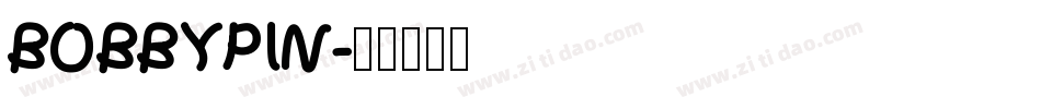BOBBYPIN字体转换