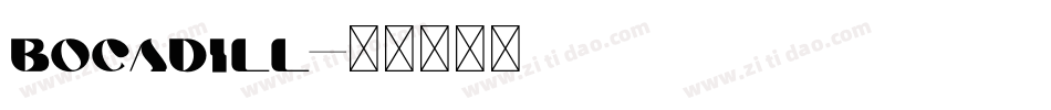 Bocadill字体转换