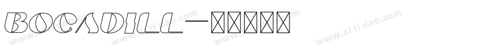 Bocadill字体转换