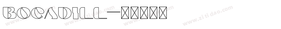 Bocadill字体转换