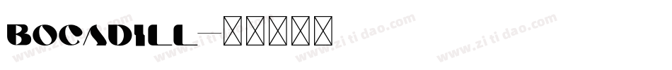 Bocadill字体转换