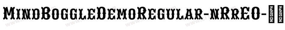 MindBoggleDemoRegular-nRrEO字体转换