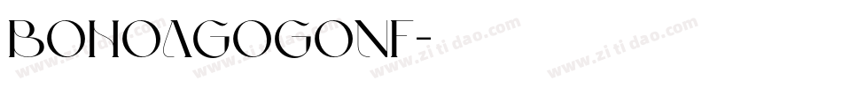 BohoAGogoNF字体转换
