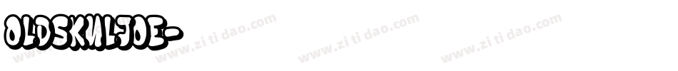 OLDSKULJOE字体转换
