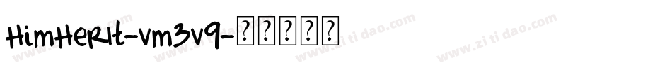 HimHerIt-vm3v9字体转换