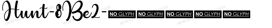 Hunt-8Be2字体转换