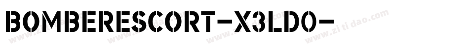 BomberEscort-x3LD0字体转换