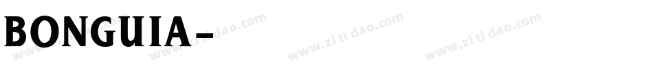 BonGuia字体转换