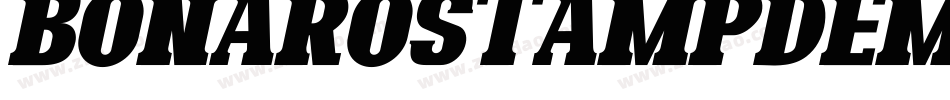 BonaroStampDemoStamp-eZ96l字体转换