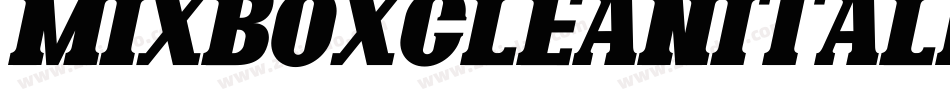 MixboxCleanItalicDemoCleanItalic-Ea43j字体转换 MixboxCleanItalicDemoCleanItalic-Ea43j字体转换