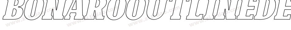 BonaroOutlineDemoOutline-L3V65字体转换