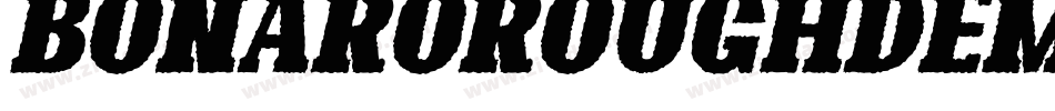 BonaroRoughDemoRough-gxw64字体转换
