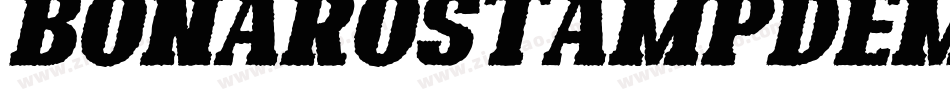 BonaroStampDemoStamp-eZ96l字体转换