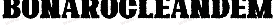 BonaroCleanDemoClean-d9r6V字体转换