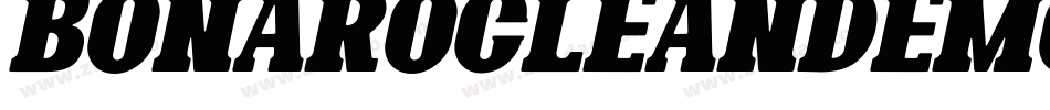 BonaroCleanDemoClean-d9r6V字体转换