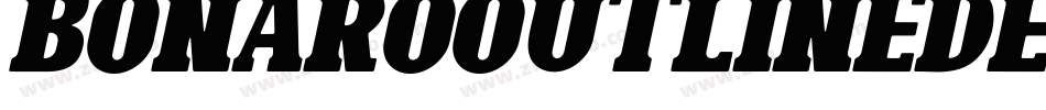 BonaroOutlineDemoOutline-L3V65字体转换