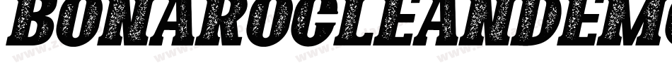 BonaroCleanDemoClean-d9r6V字体转换