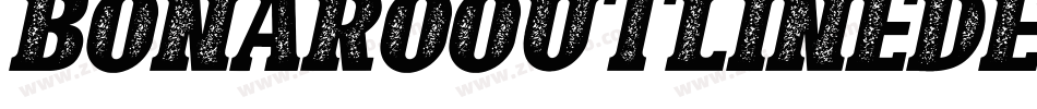 BonaroOutlineDemoOutline-L3V65字体转换