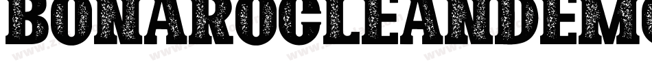 BonaroCleanDemoClean-d9r6V字体转换