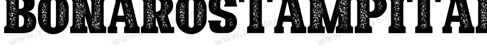 BonaroStampItalicDemoStampItalic-Wyp6G字体转换