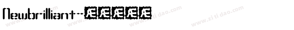 Newbrilliant字体转换