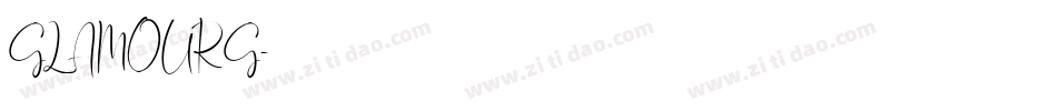 GLAMOURG字体转换
